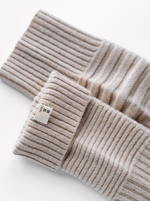 Наколенники 100% кашемир бежевый