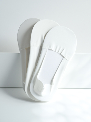 Набор женские следки микрофибра белый