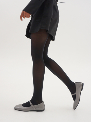 Матовые колготки 30 den черный