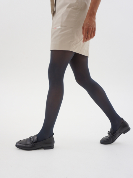 Матовые колготки 30 den синий 2