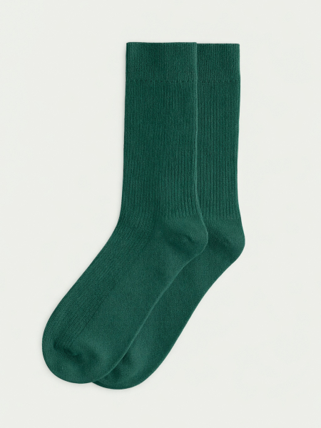 Бесшовные носки мужские • изумрудный