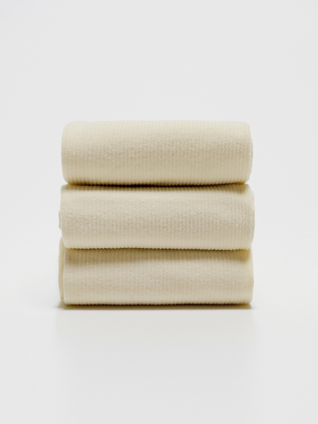 Носки микрофибра 3 пары молочный