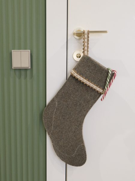 Валенок подарочный бежевый