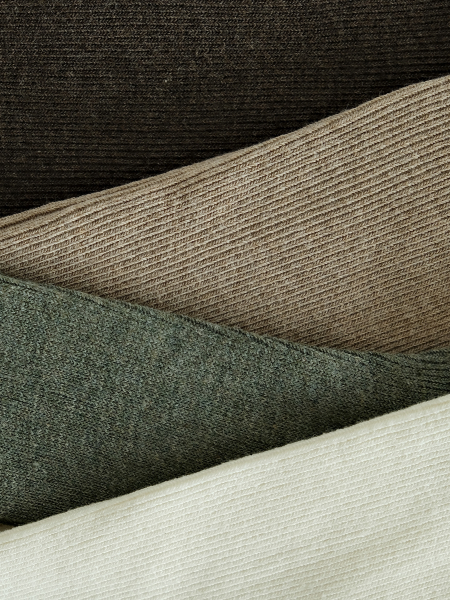 Набор 4 пары женские носки в рубчик хаки