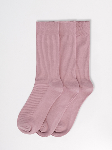 Носки basic 3 пары розовый