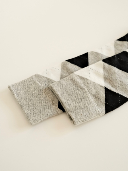 Гольфы клетка серый