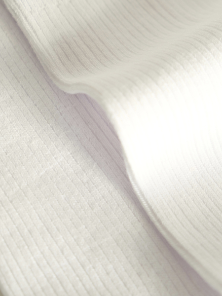 Мужские носки в рубчик белый