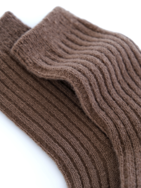 Носки с шерстью 2 пары коричневый