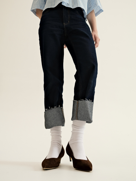 Посмотреть Бесшовные носки в рубчик белые