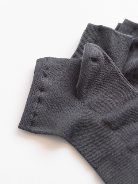 Набор 3 пары мужских коротких носков серый