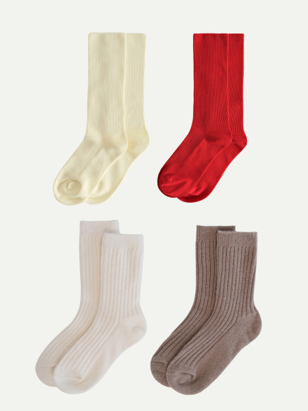 Подарочный набор  4 пары красный