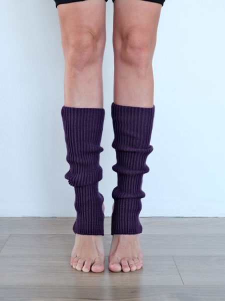 Гетры вязанные сиреневый
