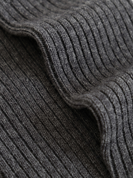 Уютные носки из шерсти серый