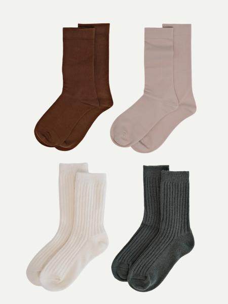 Подарочный набор  4 пары зеленый