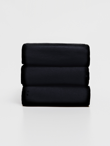 Носки микрофибра 3 пары чёрный