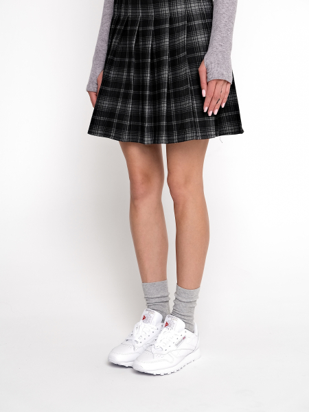 Бесшовные носки в рубчик меланж