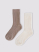 Носки с шерстью 2 пары молочный/бежевый