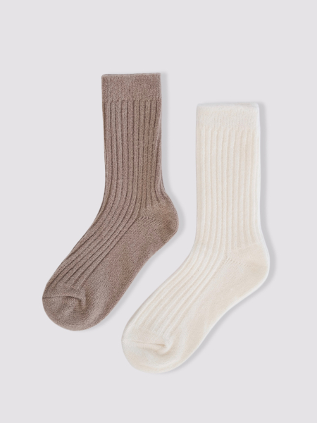 Носки с шерстью 2 пары бежевый